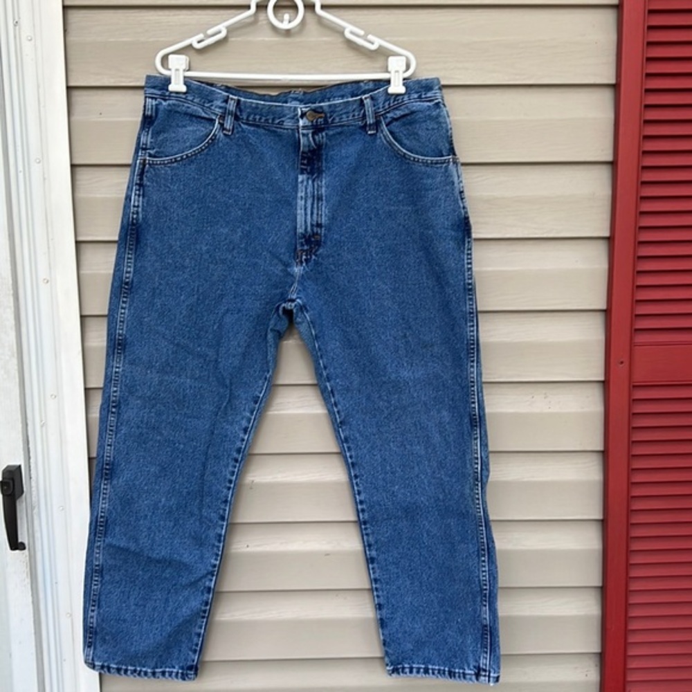 Rustler mens medium wash jeans